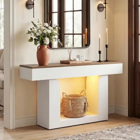 Homieasy Console Table, 47" Entryway… — Photo 3