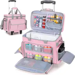 LUXJA Rolling Sewing Machine Case… — Photo 1