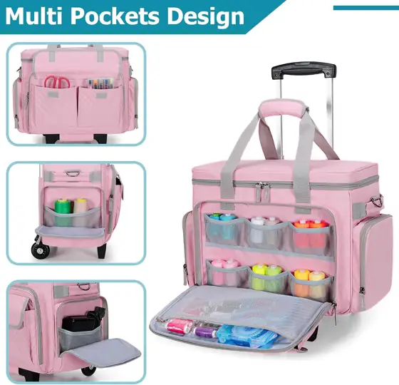 LUXJA Rolling Sewing Machine Case… — Photo 3