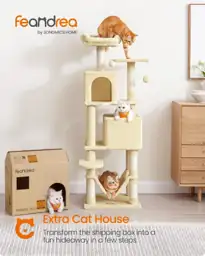 Feandrea Cat Tree, 59.5-Inch Tall… — Photo 2