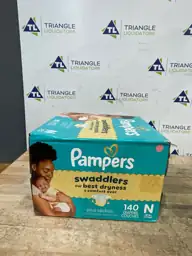 Pampers Swaddlers Newborn Diapers, 140… — Photo 4