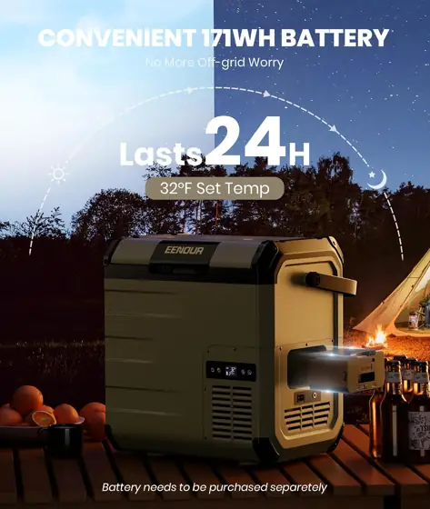 EENOUR D18 12V Car Refrigerator,… — Photo 2