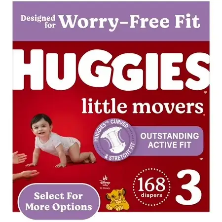Huggies Little Movers Baby Diapers,… — Photo 1