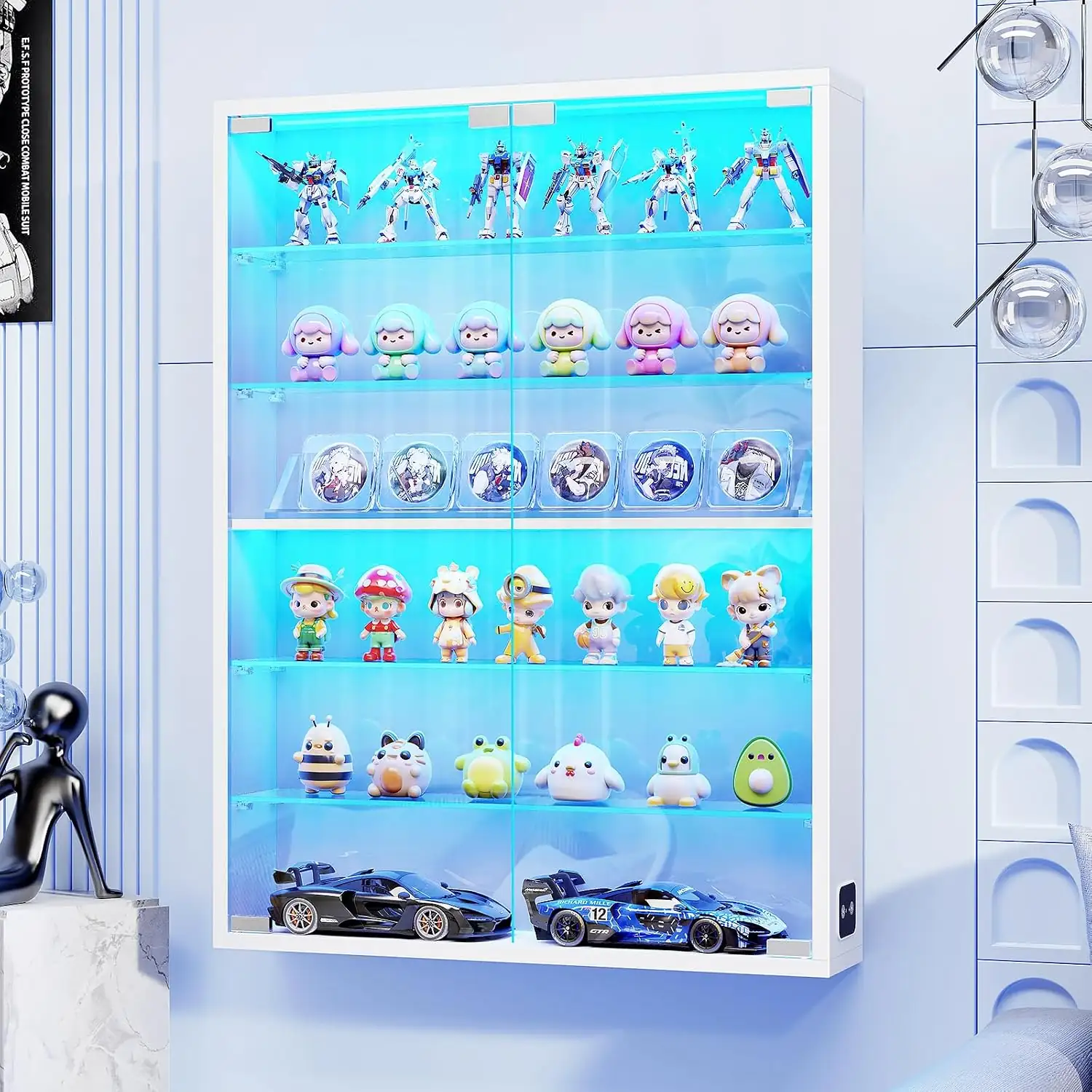 Wall Display Case with Glass… — Photo 1