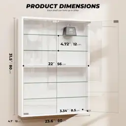 Wall Display Case with Glass… — Photo 2