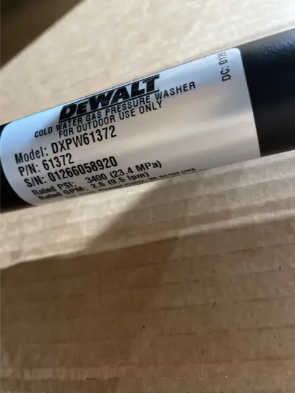 DEWALT 3400 PSI 2.5 GPM… — Photo 8