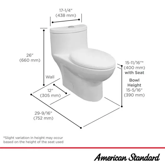 American Standard Tofino 1-Piece Dual-Flush… — Photo 4