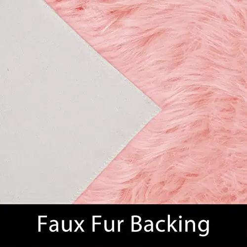 Latepis Pink Runner Faux Sheepskin… — Photo 3