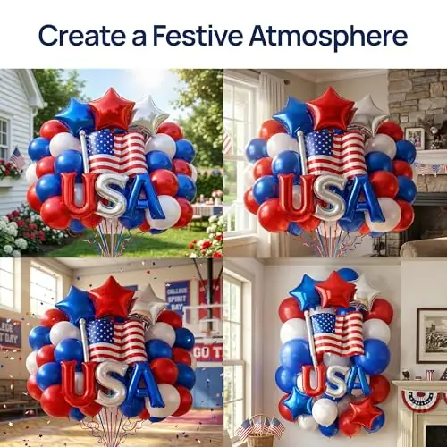 Dream Decor Patriotic Balloon Kit… — Photo 3