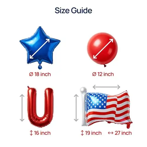 Dream Decor Patriotic Balloon Kit… — Photo 4
