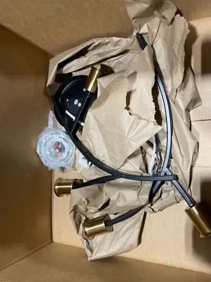 Black and Gold Modern Sputnik… — Photo 6