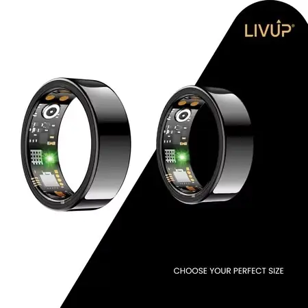 LivUp Smart Ring, Black, Size… — Photo 2