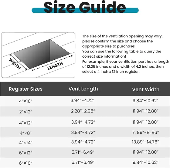 VOISEN Floor Register 4x10, 6… — Photo 2