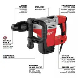 SDS-MAX Demolition Hammer — Photo 3