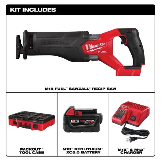 Milwaukee Cordless Brushless Reciprocating Saw — Photo 2
