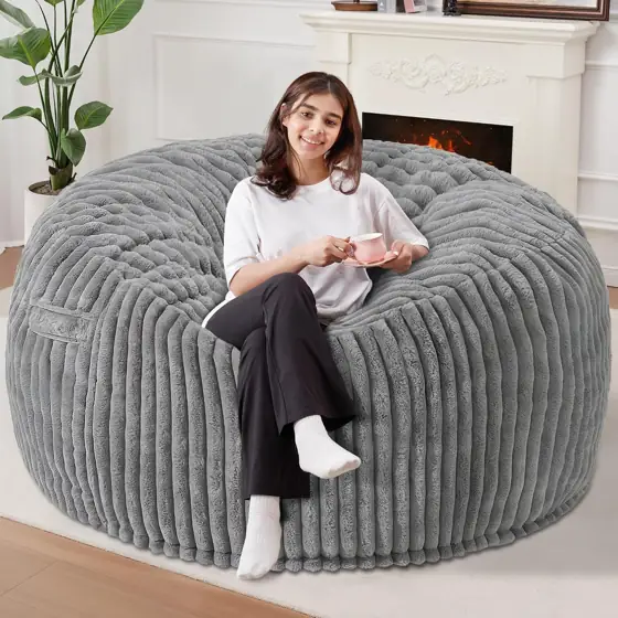 6 FT Bean Bag Chair,6'… — Photo 1