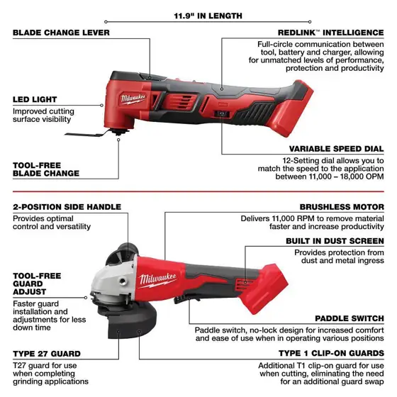 Milwaukee M18 18-Volt Cordless Combo… — Photo 4