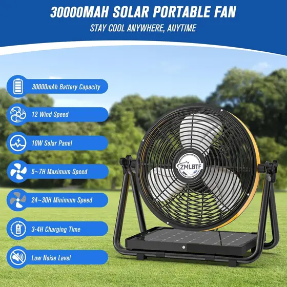 10 Inch Solar Powered Outdoor… — Photo 2