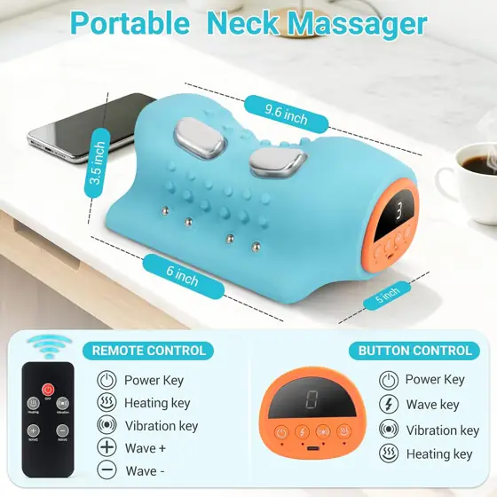 Neck Massager with Heat for… — Photo 2