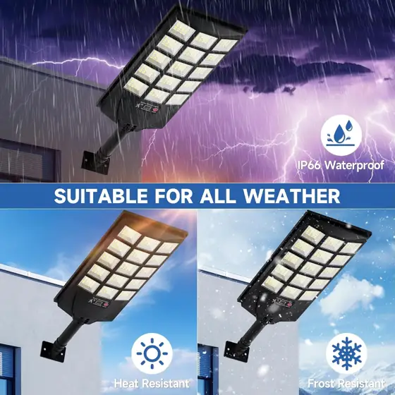 Solar Lights Outdoor Waterproof 6500K… — Photo 4