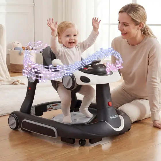 INFANS 9-in-1 Foldable Baby Walker… — Photo 2