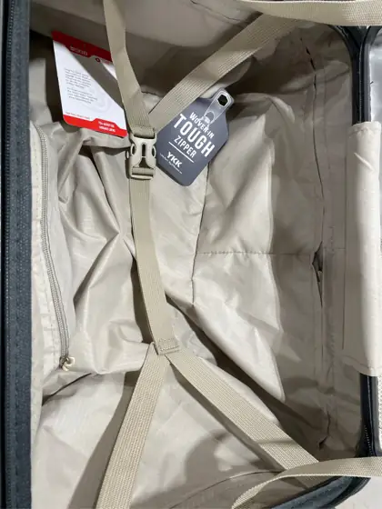 LUGGEX Checked Top Opening Suitcase,… — Photo 8