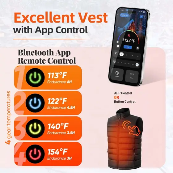 Men's Heated Vest with App… — Photo 3