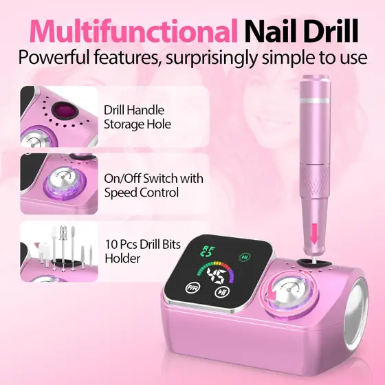 45000RPM Professional Corded Nail Drill… — Photo 3