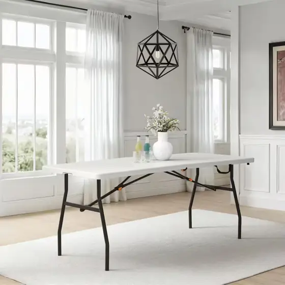 HDX 6 ft. Almond Resin… — Photo 2