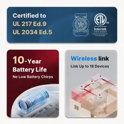 X-SENSE 10-Year Battery Wireless Interconnected… — Photo 2