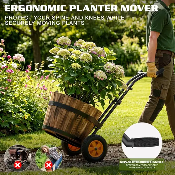 Housolution Plant Caddy with Wheels,… — Photo 2