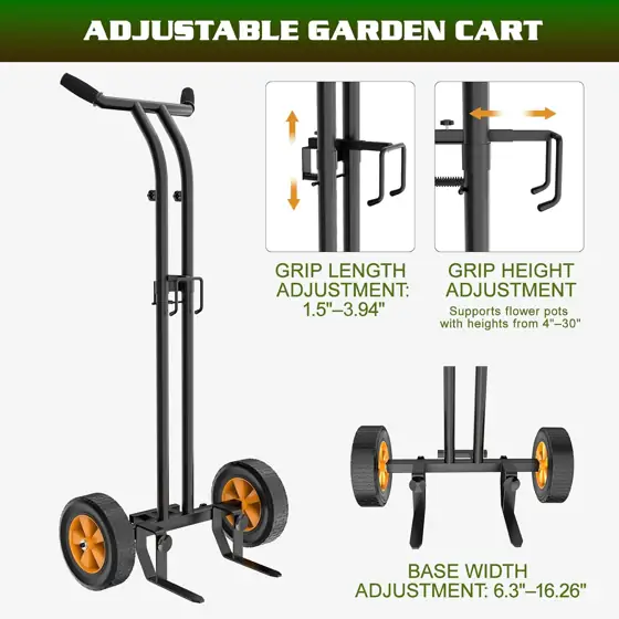 Housolution Plant Caddy with Wheels,… — Photo 4