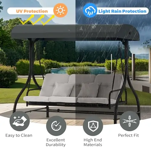 Porch Swing Canopy Replacement for… — Photo 4