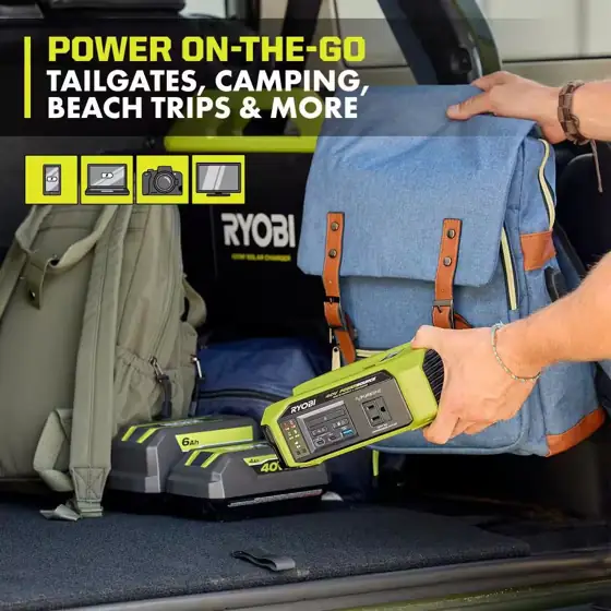 RYOBI 40V 300-Watt Portable Battery… — Photo 4