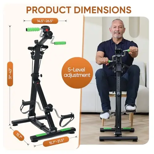 Pedal Exerciser Bike for Seniors… — Photo 3