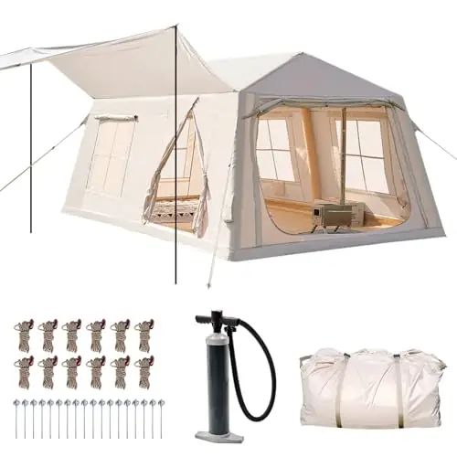 Inflatable Tent, Easy Setup 4/6/8/10/12… — Photo 1