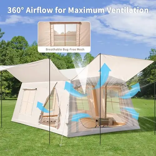 Inflatable Tent, Easy Setup 4/6/8/10/12… — Photo 3