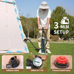 Inflatable Tent, Easy Setup 4/6/8/10/12… — Photo 4