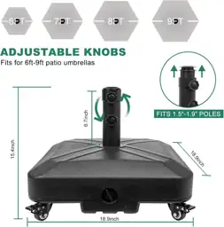 Patio Umbrella Base Heavy Duty… — Photo 2