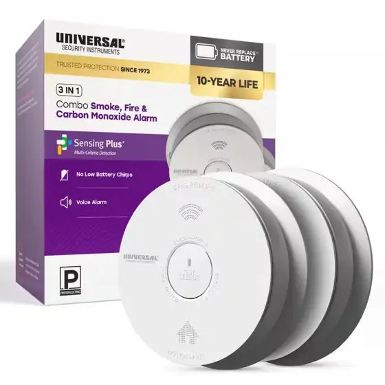 Universal Security Instruments 2-Pack 10-Year… — Photo 1