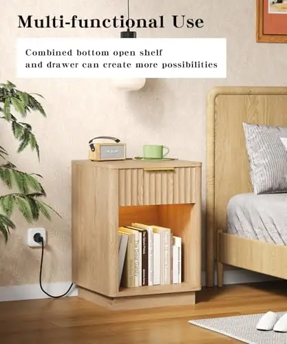 Akxomel Fluted Nightstand Set 2… — Photo 4