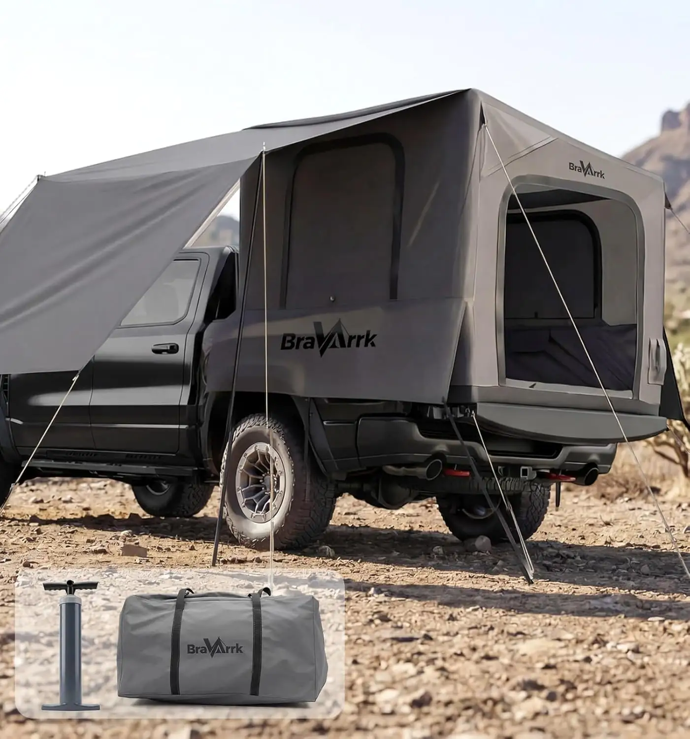 Inflatable Truck Bed Tent with… — Photo 1