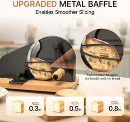 Manual Bread Slicer Adjustable Thickness,… — Photo 2