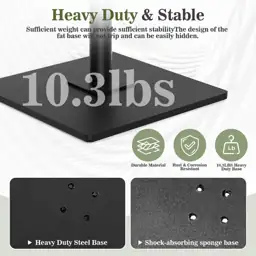 Square Backdrop Stand 6.5x10ft, Heavy-Duty… — Photo 3