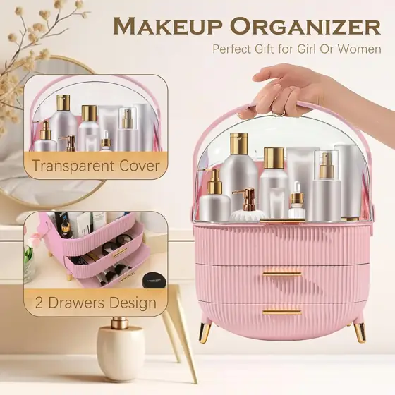 lurcns Vanity Organizer with Lid… — Photo 4