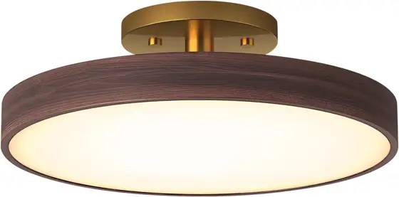 Semi-Flush Mounted Ceiling Lamp, 15.7"… — Photo 1