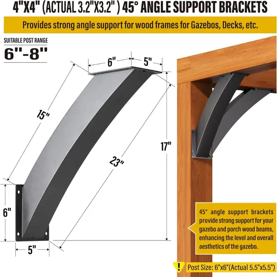 Heavy Duty 45 Angle Support… — Photo 2