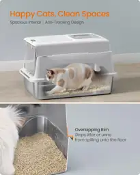 Feandrea Stainless Steel Cat Litter… — Photo 4