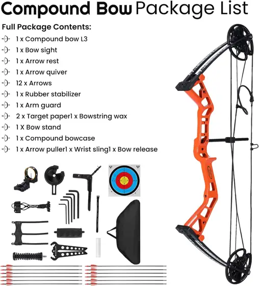 Junior Compound Bow, 10-40 lbs,… — Photo 2