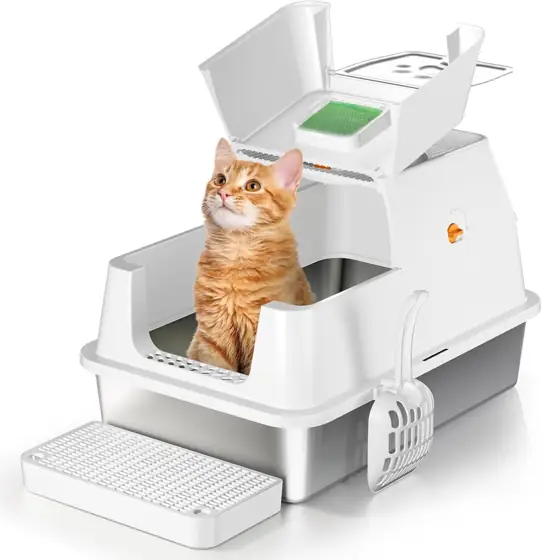 Stainless Steel Cat Litter Box… — Photo 1